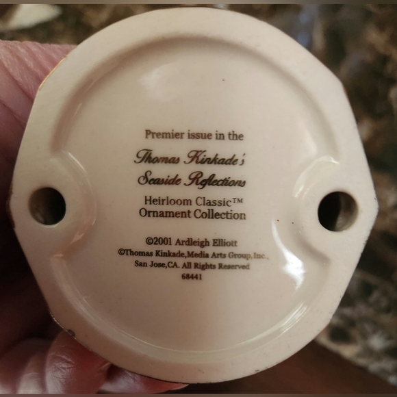 Thomas Kinkade Seaside Refections Collection ornament - Picture 3 of 5